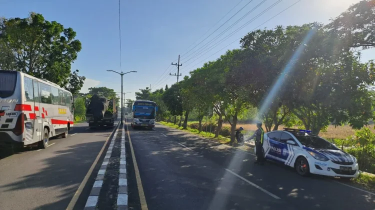 Satlantas Sumenep Pantau Jalur Berisiko Tinggi