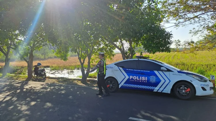 Satlantas Sumenep Pantau Jalur Berisiko Tinggi