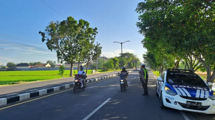 Satlantas Sumenep Pantau Jalur Berisiko Tinggi