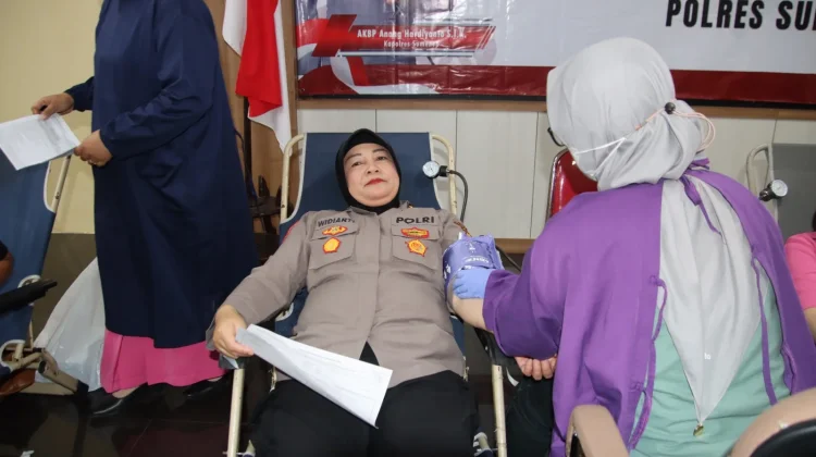 Polres Sumenep Sumbang 70 Kantong Darah