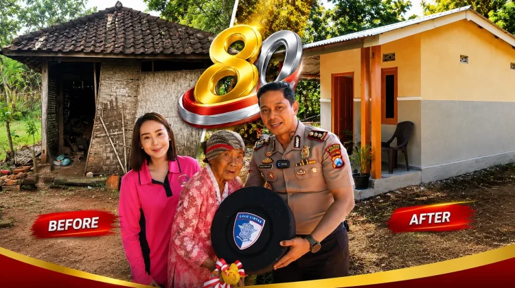 Kapolres Sumenep Resmikan Rumah Layak Huni