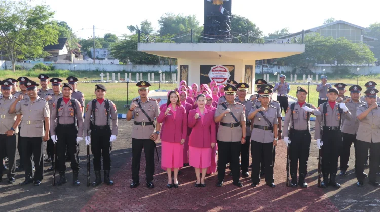 Kapolres Sumenep Pimpin Ziarah ke TMP Jokotole Sambut HUT Bhayangkara ke 80
