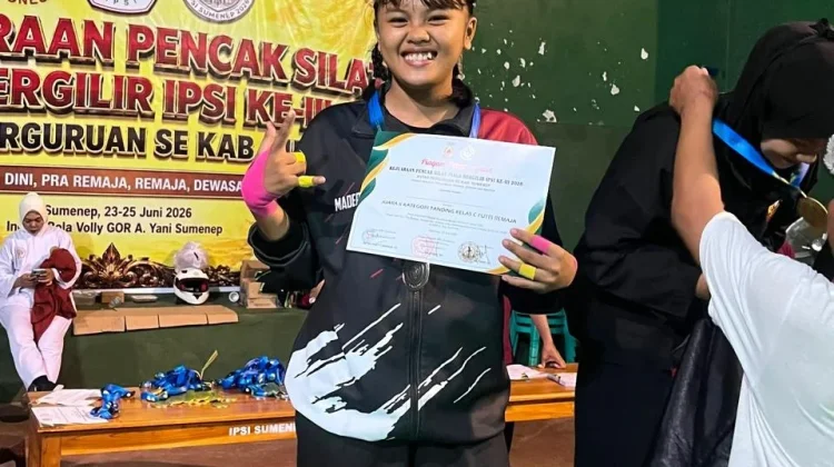 Pesilat PSN Perisai Putih Sumenep Raih Juara Dua Piala Bergilir IPSI 2026
