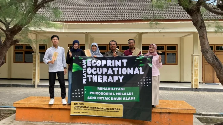 Relawan Kopdas Sumenep Ikuti Pelatihan Ecoprint untuk Pendampingan ODGJ