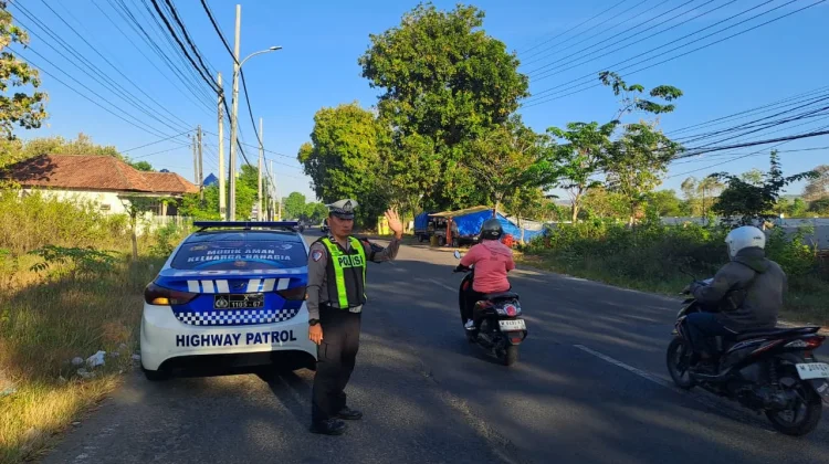 Satlantas Sumenep Intensifkan Patroli Jalur Lenteng