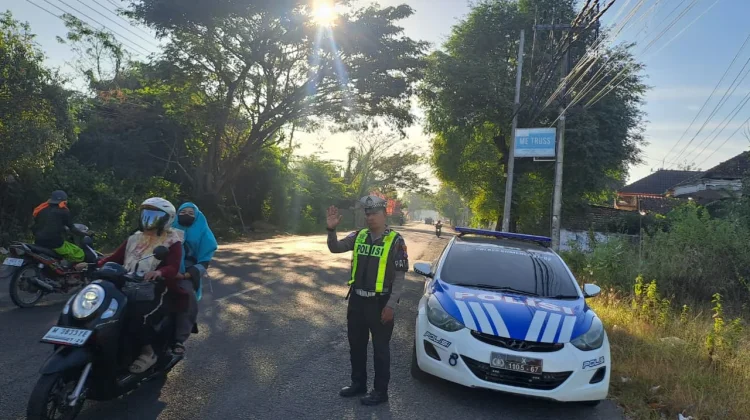 Satlantas Sumenep Intensifkan Patroli Jalur Lenteng