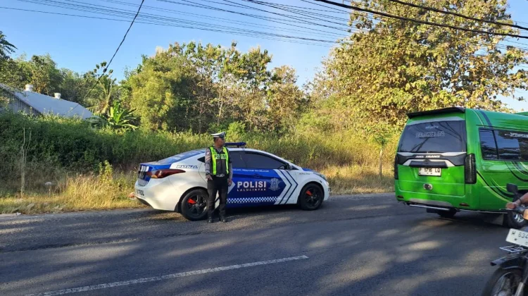 Satlantas Sumenep Intensifkan Patroli Jalur Lenteng
