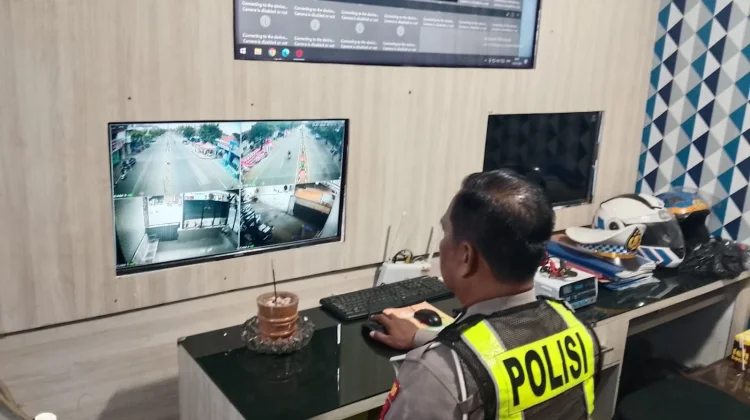 Satlantas Pantau Arus Lalin Sumenep