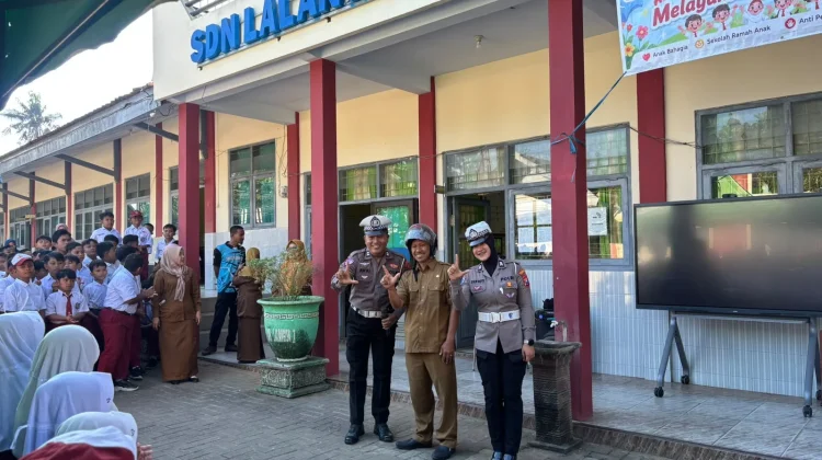 SDN Lalangon 1 Terima Edukasi Lalu Lintas