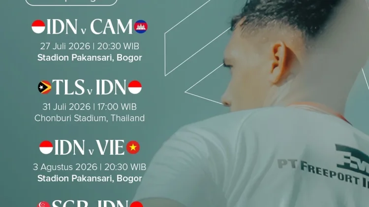 Jadwal Pertandingan Timnas Indonesia Turnamen AFF 2026