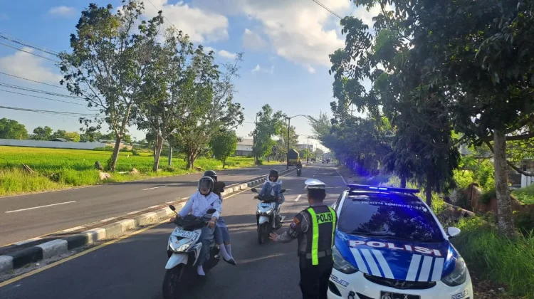 Satlantas Polresta Sumenep Intensifkan Patroli Jalur Rawan