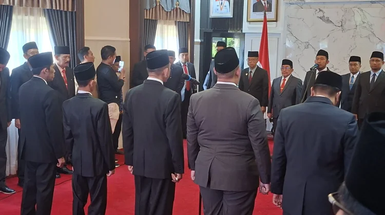 Bupati Sumenep Lantik Lima Pejabat Hasil Rotasi dan Mutasi