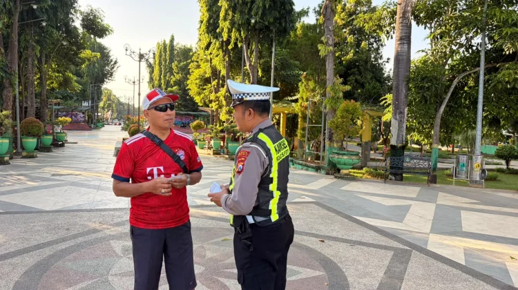 Satlantas Gencarkan Sosialisasi Halo Kapolresta Sumenep