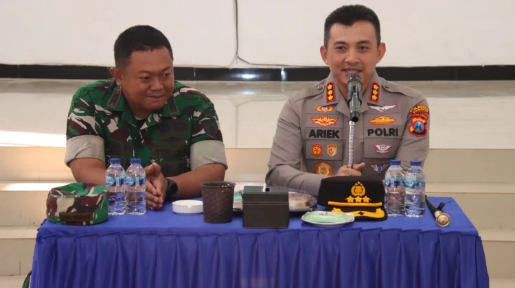 Berita Foto - Polresta Sumenep dan Kodim Perkuat Koordinasi - RRI.co.id