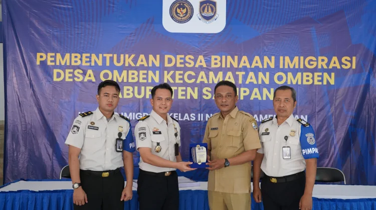 Imigrasi Pamekasan Kukuhkan Desa Omben Jadi Desa Binaan