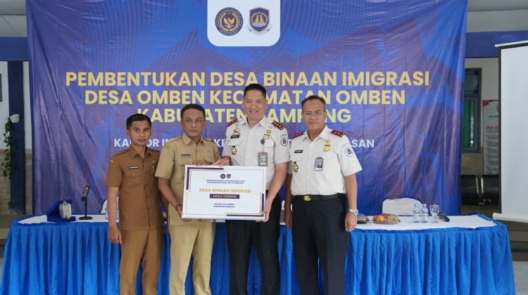 Imigrasi Pamekasan Kukuhkan Desa Omben Jadi Desa Binaan