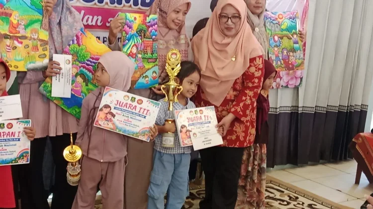 DWP Sumenep Gelar Lomba Mewarnai Pererat Bonding Ibu dan Anak