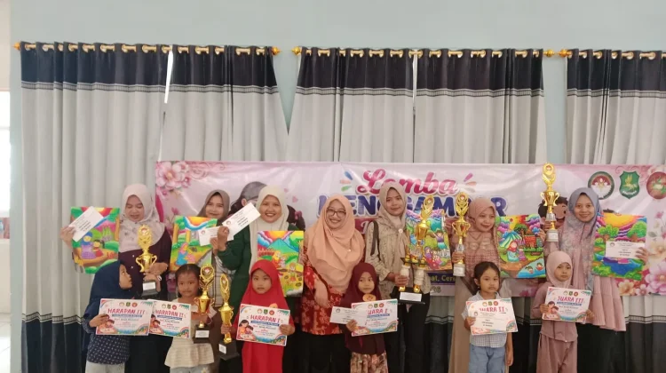 DWP Sumenep Gelar Lomba Mewarnai Pererat Bonding Ibu dan Anak