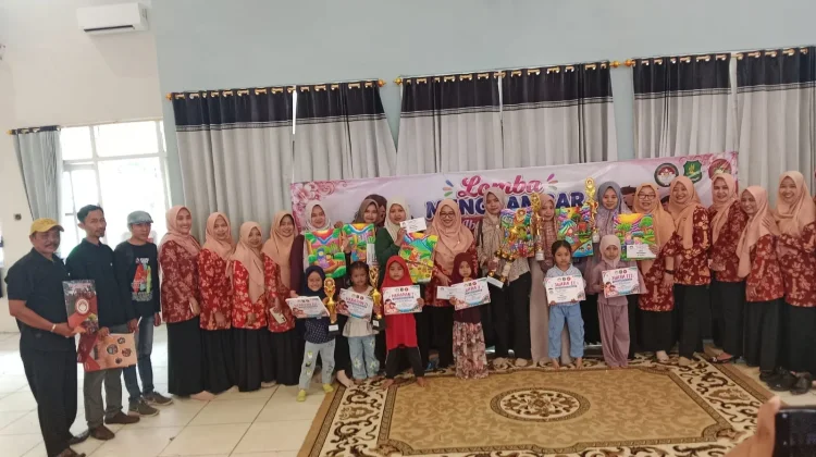 DWP Sumenep Gelar Lomba Mewarnai Pererat Bonding Ibu dan Anak
