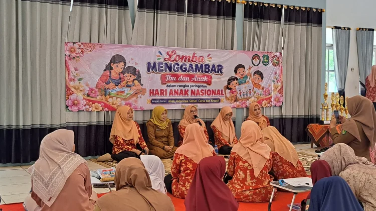 DWP Sumenep Gelar Lomba Mewarnai Pererat Bonding Ibu dan Anak
