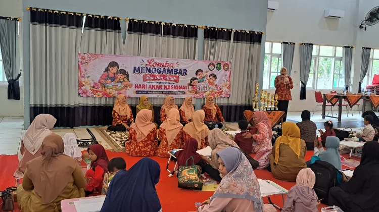 DWP Sumenep Gelar Lomba Mewarnai Pererat Bonding Ibu dan Anak
