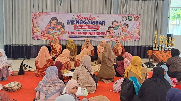 DWP Sumenep Gelar Lomba Mewarnai Pererat Bonding Ibu dan Anak