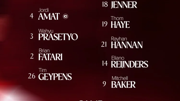 Starting XI Indonesia Hadapi Timor Leste