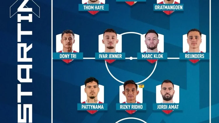 Susunan Pemain Indonesia Vs Vietnam di Babak Pertama