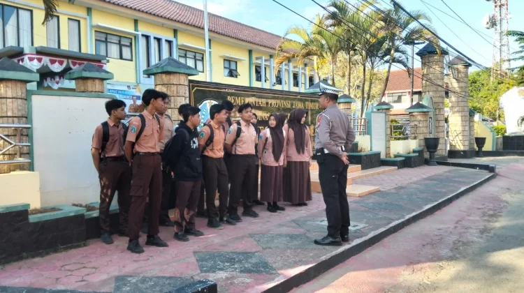 Satlantas Polresta Sumenep Tanamkan Tertib Lalu Lintas sejak Dini