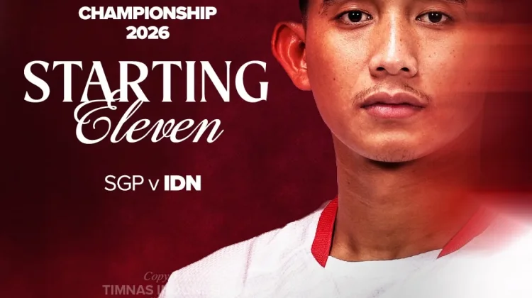 Starting XI Indonesia Lawan Singapura
