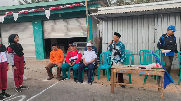 Sebanyak 46 Regu MI Lomba Gerak Jalan HUT RI ke 81 Dikawal Polsek Batuputih