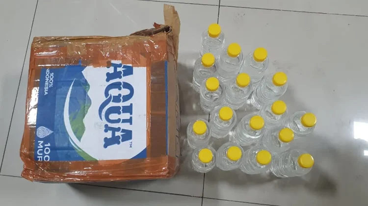 Satresnarkoba Polresta Sumenep Amankan Belasan Botol Miras
