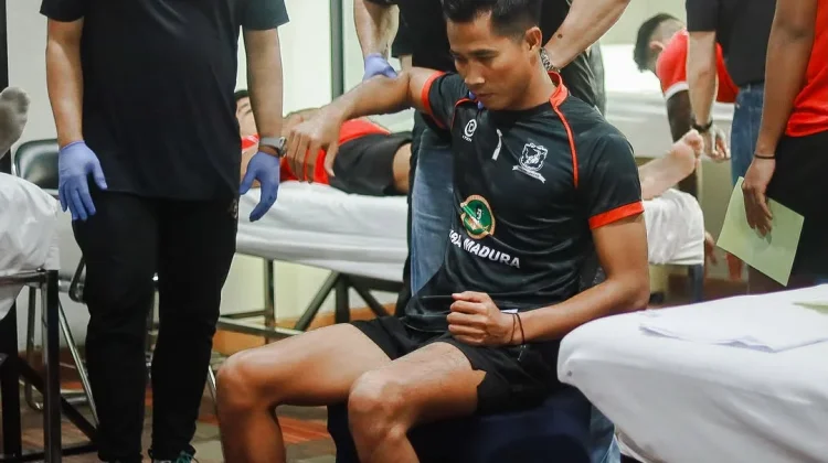 Pemain Madura United Jalani Pre Competion Medical Assessment