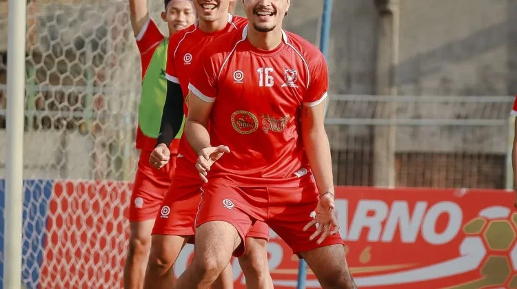 Sesi Latihan Madura United di Hari Kemerdekaan Republik Indonesia