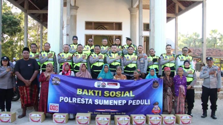Polresta Sumenep Gelar Baksos Sumenep Peduli