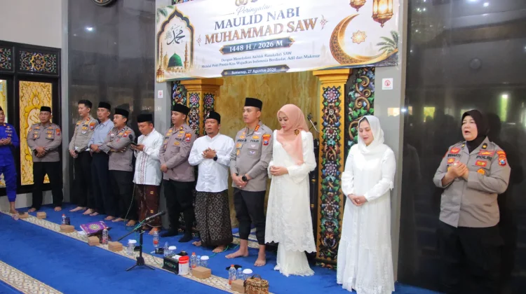 Polresta Sumenep Peringati Maulid Nabi 1448 H