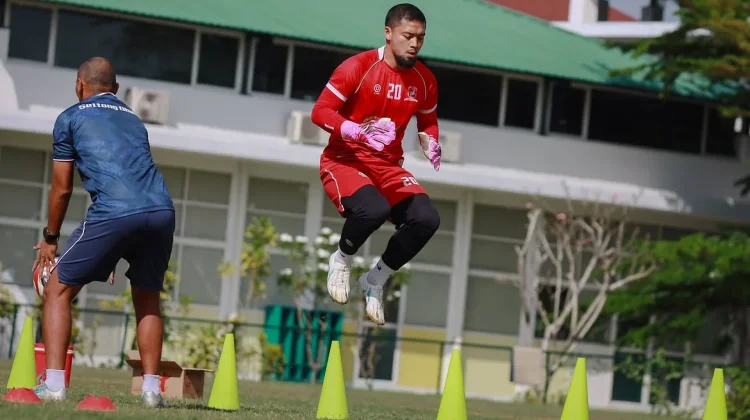 Aksi Diky Indrayana Selama Menjalani Pemusatan Latihan di Yogyakarta