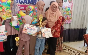 DWP Sumenep Gelar Lomba Mewarnai Pererat Bonding Ibu dan Anak