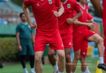 Latihan Timnas U-19 sebelum Hadapi Timor Leste