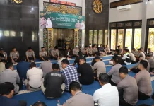 Doa Bersama Sambut Tahun Baru Islam dan Hari Bhayangkara ke-80 di Polres Sumenep