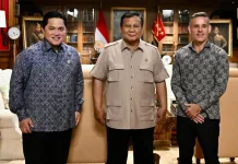 Ketua PSSI Bersama Pelatih Timnas Indonesia Bertemu Presiden