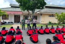 Calon Paskibraka Diajak Satlantas Polresta Sumenep Jadi Pelopor Keselamatan