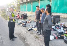 Satlantas Polresta Sumenep Ajak Sopir Ekspedisi Tertib Parkir