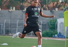Latihan Pemain Madura United di Masa Persiapan sebelum Kompetisi