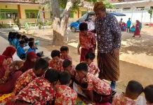 Antusiasme Siswa SDN Kebunan 1 Membaca Buku Perpusling