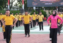 Olahraga dan Lomba Semarakkan HUT RI di Polresta Sumenep