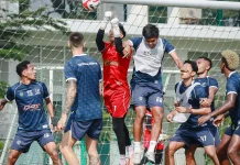 Hari Pertama TC Madura United di Yogyakarta