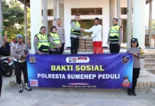 Baksos Polresta Sumenep Sasar Masjid Hidayatullah