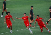Uji Coba Madura United Hadapi Borneo FC