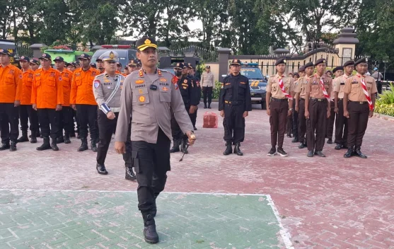 Apel Gelar Pasukan Operasi Ketupat 2026, Polres Sumenep Siagakan Personel